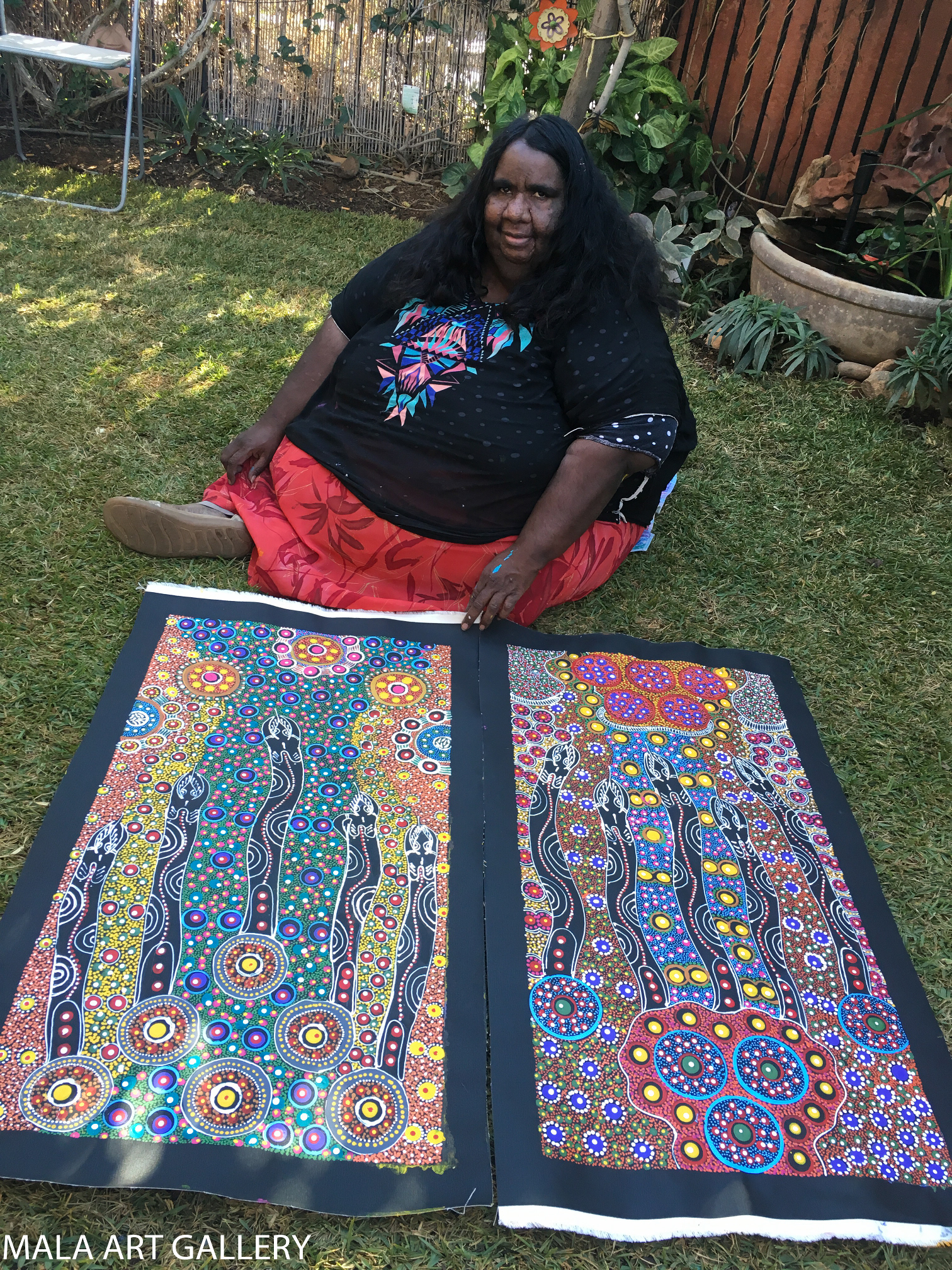 Cindi Wallace Nungarrayi - MALA ART GALLERY