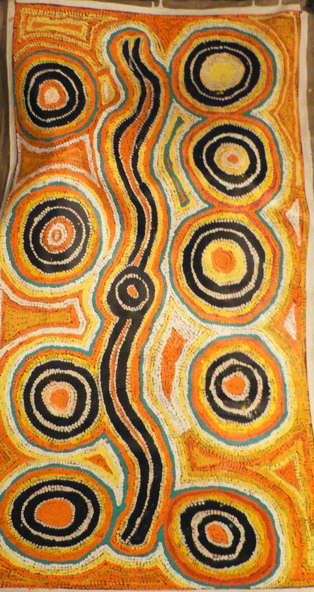 Bessie Sims Nakamarra - Opowieść o Dzikim Ziemniaku Yam / Yarla Jukurrpa (Yam Dreaming)