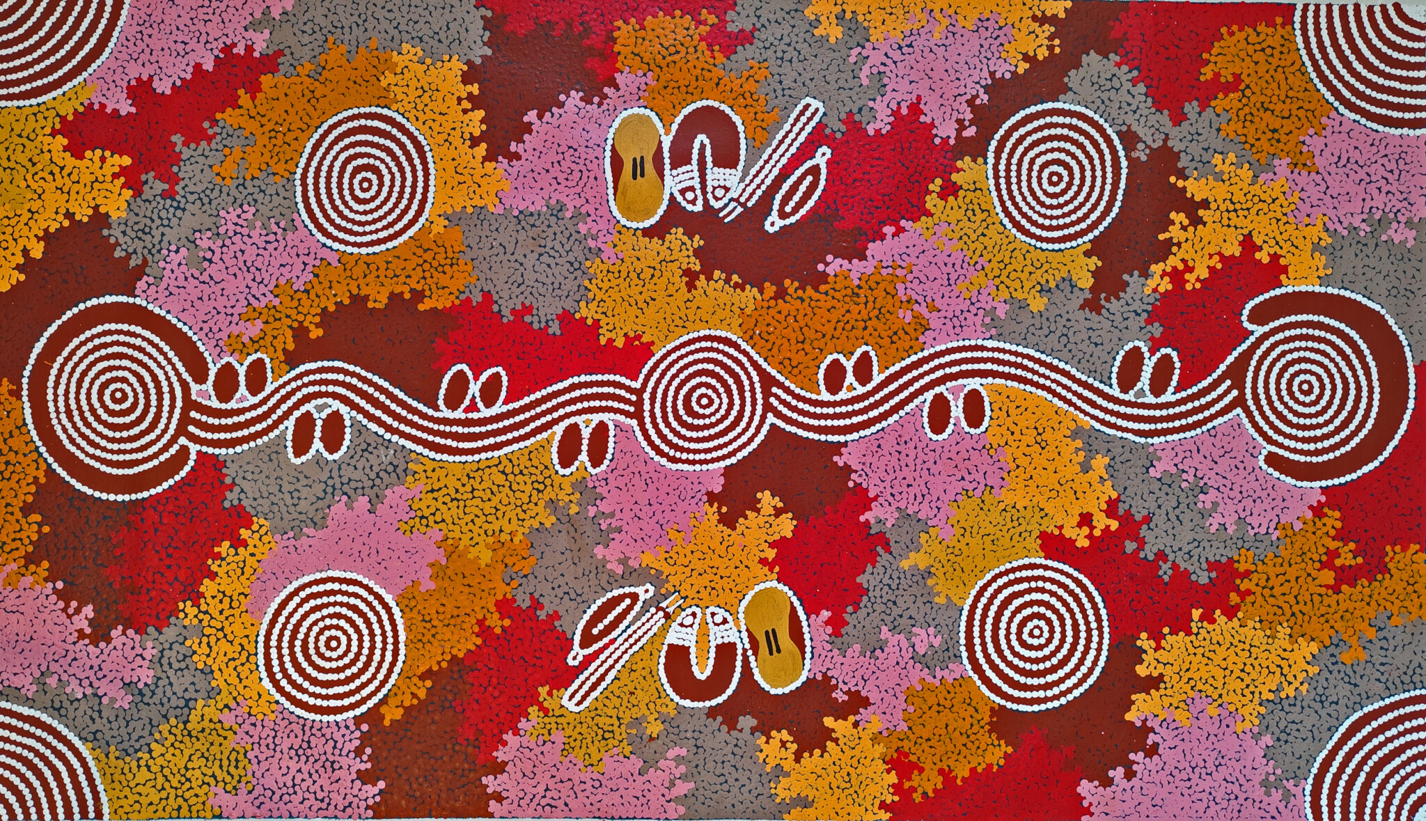 Dwóch Mężczyzn i Ogień Czasu Kreacji / Two Men and Fire Dreaming